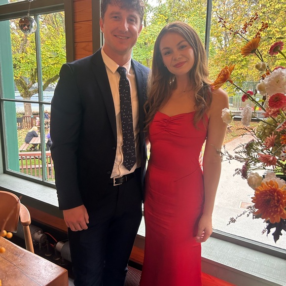 Princess Polly red dress size 4 - Picture 2 of 4